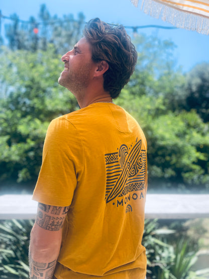 tshirt ochre polynésien